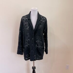 Vintage Women’s New Hero Native American Elegant Black Lace Jacket